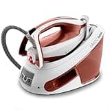 Tefal SV8110 Express Power Dampfbügelstation ,420 g/Minute Dampfstoß ,120 g/Minute kontinuierliche Dampfabgabe ,Smart Temp-Technologie ,Kalk-Kollektor ,XL-Wassertank ,Terrakotta/Weiß