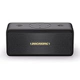 BOGASING Bluetooth Lautsprecher M5 Musikbox Tragbarer, 40W Surround Stereo Sound & Kraftvoller Bass, 30H Akku, IPX7 Wasserdicht, EQ, Kabelloser, Bluetooth Box, USB Stick für Draußen