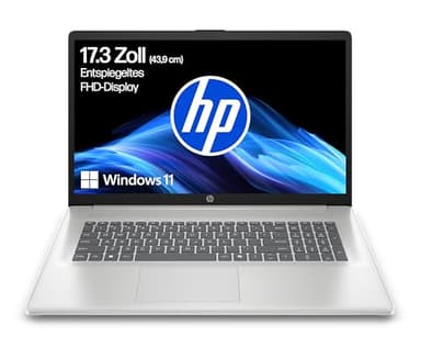 HP 17-cn3263ng 17.3" FHD, Core i5-1334U, 16GB RAM, 512GB SSD, Windows 11 Home, Natural Silver