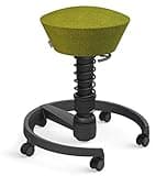 aeris Swopper – Ergonomischer Hocker – Bürohocker höhenverstellbar – Vielseitiger Schreibtischstuhl für einen gesunden Rücken – Bürostuhl mit Rollen, Feder Standard