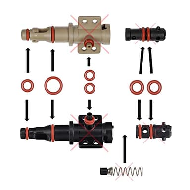 Saeco Dichtung Wartungssatz O-Ringe passend für Philips Spidem Gaggia zu Supportventil Auslaufventil Auslaufstutzen HD RI SM SUP EP HD zu Kaffeemaschinen Set-14 von Snapworld-Kaffee