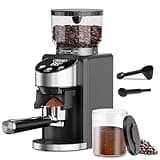 Gevi Elektrische Burr Kaffeebohnenmühle, Mahlkonus-Kaffeemaschine, 35 einstellbare Mahlgradeinstellungen