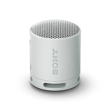 Sony SRS-XB100 - Kabelloser Bluetooth-Lautsprecher, tragbar, leicht, kompakt, Outdoor, Reise-Lautsprecher, langlebig, IP67 Wasser- und staubdicht, 16 Std Akku, Trageriemen, Freisprechfunktion, grau