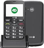 Doro 1880, Seniorenhandy ohne Vertrag, Einfaches Mobiltelefon mit großen Tasten und Notruffunktion