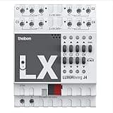 Theben 4800681 I LUXORliving D1 DALI S RF I 1-Fach DALI TP Funk-Aktor I DALI-2 Zertifiziert I Unterputz I Schnittstelle DALI-/KNX Bus-System I Für KNX Smart Home-System LUXORliving