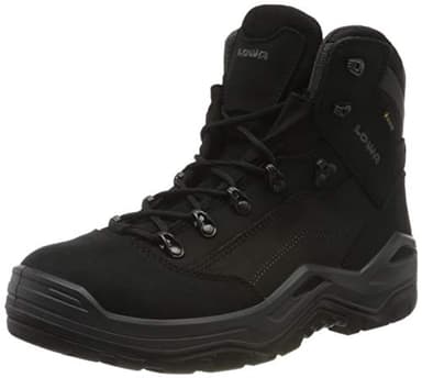 LOWA RENEGADE Work GTX black Mid S3S CI, Sicherheitsschuhe für Herren, leicht, Stahlkappe, Obermaterial: Leder + Textil, Innenfutter: GORE-TEX, Gr. 44