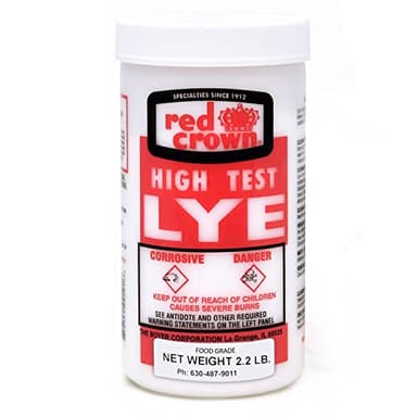 The Boyer Corporation Lauge für die Seifenherstellung, Natriumhydroxid Pure High Test Lye Food Grade, Caustic Soda, Abflussreiniger und Verstopfungsentferner, 1 kg