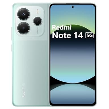 XIAOMI Redmi Note 14 5G 8+256GB, Smartphone 6.67", AMOLED, MediaTek Dimensity 7025-Ultra, Green (EU Versione)