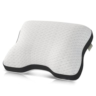 Liebscher & Bracht – Nackenstützkissen orthopädisch zur Unterstützung bei Nackenschmerzen 40x55cm – Schlafkissen ergonomisch & höhenverstellbar - mittelfest & fest – Atmungsaktiv & Waschbar