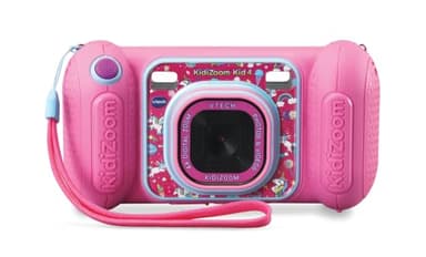 VTech KidiZoom Kid 4 pink - Kinderkamera mit Spielen und Elternkontrolle - Für Kinder von 4-8 Jahren