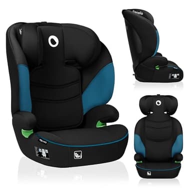 LIONELO LARS i-Size Kinderautositz 100–150 cm, Gruppe 2 3, Seitenschutz 10 Grad, Kopfstützenverstellung, bequeme Armlehnen, abnehmbare Rückenlehne