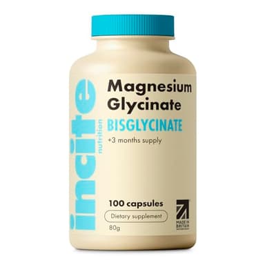 Magnesium Glycinat Nahrungsergänzungsmittel – 500 mg – Premium-Qualität – 100 vegane, Magnesium bisglycinat hochdosierte Kapseln Supplements (Tabletten für 3 Monate) mit höchster Bioverfügbarkeit