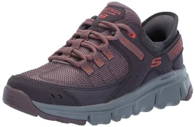 Skechers Damen Summits at Gipfel BEI, Burgundy Synthetic/Mesh/Multi Trim, 40