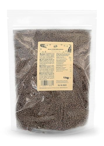 KoRo - Soja Protein Crispies 77% mit Kakao 1 kg - Reich an Protein - Knusprig im Biss - Vegan