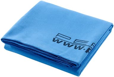 PEARL Mikrofaser Strandtuch: Extra saugfähiges Mikrofaser-Badetuch, 180 x 90 cm, blau (Mikrofaserbadetuch, Microfaser Saunatuch, Fleece Handtücher)