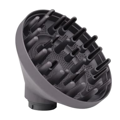 Laymi Diffusor Aufsatz für Dyson Airwrap langer Zacken diffuser für Dyson air wrap Zubehör für Haartrockner locken Gewelltes und Lockiges Haar, Umwandlung airwrap Curling Styler dunkel grau Schwarz