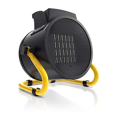 Brandson - Heizlüfter 3000 Watt - Keramik Heizstrahler - Raumtrockner Bautrockner - Turbo Elektroheizgebläse mit Überhitzungsschutz, Extra Stark - für Baustelle Haus Werkstatt Garage Heizgerät