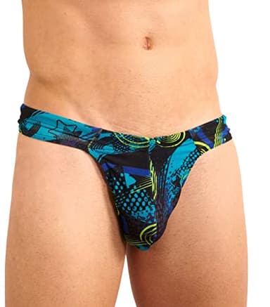Kiniki Tan Through Sonnendurchlässiger Stringtanga Badehose Herren Bademode - Java