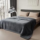 Bedding Aid wasserdichte Decke, Hundedecke Wasserdicht, Liebesdecke Wasserdicht, Katzendecke, Hundedecke, Hundedecke Sofa, Dunkelgrau/Hellgrau, Sofadecke (152x203cm)