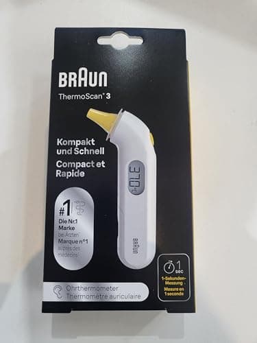 Braun ThermoScan 3 Infrarot Ohrthermometer IRT3030