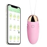 ZWFUN Vibrationseier mit 9 Vibrationsmodi Bluetooth APP-Steuerung Vibro Ei G-Punkt-Stimulation Liebeskugeln für die Frau Sex Toyset für Woman Sexspielzeug für Damen Vibration für Frauen Paare (Rosa)