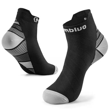 CAMBIVO Kompressionsstrümpfe Damen Herren Kurz, Plantarfasziitis Socken Stützstrümpfe für Knöchelschutz, Kompressionssocken bei Reise, Laufen, Sport