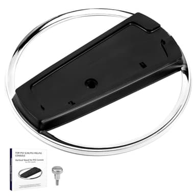 Vertikaler Standfuß für PS5 Pro/PS5 Slim Konsole, Zubehör für PS5, Stabiler Ständer aus ABS und Zinklegierung, werkzeugfreie Installation, kompatibel mit Playstation 5 Konsole (Digital&Disc Edition)