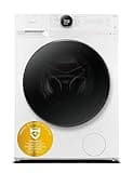 Midea MF200D86WB-14EAS Waschtrokner, 8/6kg Waschen/Trocknen, Inverter Mortor, Auffrischen, 60 Min. Waschen & Trocknen, Steam Care , Turbo , 48 cm tief , APP-Steuerung, AquaStop