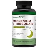 Magnesium L-Threonate Kapseln - Magnesiumpräparat. mit - hoher Absorption - Magnesium Kapseln - 1800 mg - 120 Stück