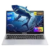 ACEMAGIC Laptop, Metallgehäuse,15,6 Zoll FHD,16 GB DDR4 512 GB SSD Notebook,In-tel Quad-Core N150(bis zu 3,60 GHz) schlägt N5095,Leichter Laptop 15 Zoll mit WiFi, BT5.0, USB 3.2×2
