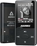 Mp3 Player Bluetooth 5.3 HiFi-Sound, Mp3 Player FM-Radio, Mini Mp3-Player 32G für Kinder und Erwachsene, Inklusive Kopfhörer, kann TF-Karte Einlegen (Schwarz)