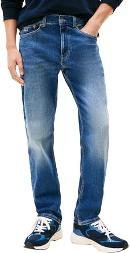 Tommy Jeans Ryan Slim STR Dh0235 Gerade, Herren, Denim (Denim Medium), 34W / 32L
