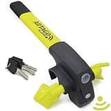 ARTAGO 870 Hochwertige Lenkradkralle, 2in1 Lenkradschloss Ohne/Mit Alarm Don't Touch 120dB+LED, Lenkradsperre.Sicherer und Abschreckender um die Lenkradspeiche, Beste Diebstahlsicherung für Auto