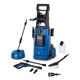 Scheppach Hochdruckreiniger HCE2600x inkl. Zubehör | 180bar Arbeitsdruck | 2400W Leistung | 5m Hochdruckschlauch | Fördermenge 480 l/h | 1150ml Reinigungstank | mobiler Flächenreiniger mit Bürsten
