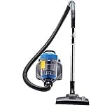 Amazon Basics – Zylinder-Staubsauger, leistungsstark, kompakt und leicht, ohne Beutel, für Hart- und Teppichböden, HEPA-Filter, 700 W, 2.0 L, EU, Schwarz/Blau