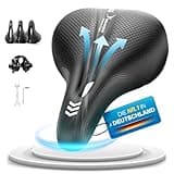 YOUNGDO Fahrradsattel, Bequemer, Ergonomischer Fahrrad Sattel, Neues Modell, Verbesserte Wasserdichtigkeit, Memory-Foam, Atmungsaktiv, Stoßdämpfend, Fahrradsattel Herren, Fahrradsattel Damen(Trekking)