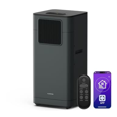 Klarstein Breeze Box 9K Klimaanlage – 9000 BTU, für Räume bis 32 m², Smart App & Sprachsteuerung, 3-in-1: Kühlen, Entfeuchten, Ventilator, Energieeffizienz A, mit Abluftschlauch & Fensterdichtungsset.