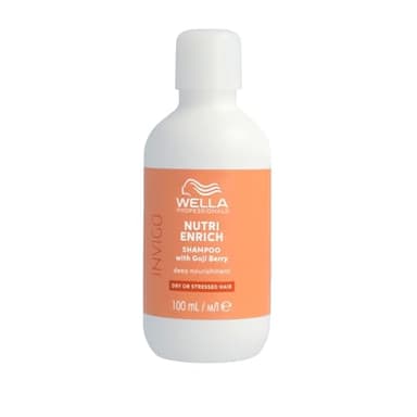 Wella Professionals Invigo Nutri Enrich Shampoo – Feuchtigkeitsspendendes Tiefenreinigungsshampoo für strapaziertes Haar – Intensivpflege – 100 ml