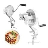 Cavatelli Maker Machine,Manual Macaroni Maker,Aluminiumlegierung Makkaroni Maker,Gnocchi Maschine,Portable Hand Nudelpressmaschine mit Handkurbel,zur Zubereitung von Italienischen Nudeln und mehr