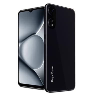 HeyxFome H1 Smartphone Ohne Vertrag, Dual-SIM 4G Android Günstig Handy, 6,52" HD+ Display, 4000 Octa Core, Gesichtserkennung, 2+16GB, 16MP+5MP Kamera, GPS (Schwarz)