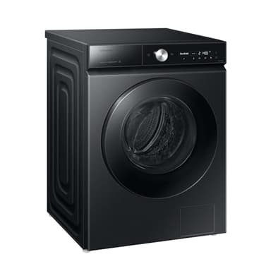 Samsung WW11DB8B95GBU2 Bespoke Waschmaschine, 11 kg, 1.400 U/min, Extra energiesparend, EEK: A (-40%), AI Ecobubble, QuickDrive, AI Wash, SuperSpeed 39 Min, Schwarz