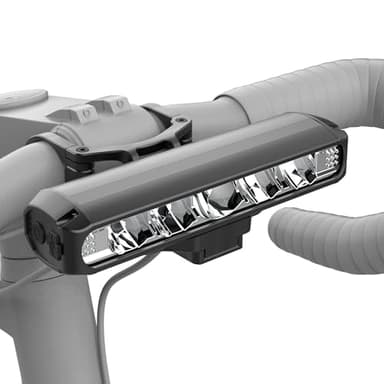 UPPEL Fahrradlicht Vorne 2600 Lumens USB C Ladeanschluss 4-Lichtmodi Einfache Installation Beste Fahrradlampe Vorne Fahrradbeleuchtung für Nacht Reiten,Schwarz