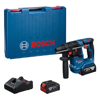 Bosch Professional 18V System Akku-Bohrhammer GBH 18V-18 (SDS plus, 2x 18V 4.0Ah, GAL 18V-20)