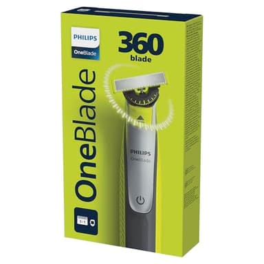 Philips OneBlade 360 Blade Elektrischer Bartschneider & Rasierer mit 360 Klinge Innovation QP2734/20
