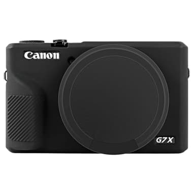 ARVOK Weiche Schutzhülle für Canon G7X Mark III, Kamera Hülle für Powershot G7X Mark III Digitalkamera mit Abnehmbarer Objektivabdeckung, Tasche Silikon, Kratzfeste, Schlanke Passform