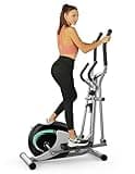 THERUN Crosstrainer für Zuhause, Ultra-leiser und leichtgängiger Ellipsentrainer mit 8 Stufen magnetischer Widerstand, 6 kg Schwungrad, LCD-Monitor, Gerätehalterung, belastbar bis 120 kg (Grün)