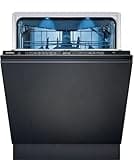 Siemens SX65EX12CE, iQ500 Smarter Geschirrspüler, Vollintegrierte Spülmaschine, 60 cm, XXL, Made in Germany, Besteckschublade, Extra leise, varioSpeed, Auto Türöffnung, Dreifach rackMatic, glassZone