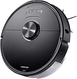 roborock S6 MaxV Saug- und Wischroboter mit KI-Dual-Kamera (2500Pa Saugleistung,180min Akkulaufzeit,460ml Staubbehälter,300ml Wassertank,67dB,Adaptiver Routenalgorithmus, App-/Sprachsteuerung) Schwarz