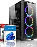 shinobee High End Gaming PC Intel Core i7 12700KF 20 Threads 5.00GHz | GeForce RTX4060 8 GB | 32 GB 3000 MHz DDR4 | 1 TB M.2 SSD | Windows 11 | WLAN | Gamer PC Computer Rechner | 7559