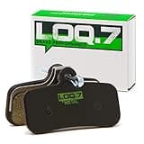 LOQ.7 Fahrrad Bremsbeläge semi-metallisch kompatibel mit Shimano Saint, Zee, SLX, DEORE, XT, XTR, D02S, D03S | kompatibel mit 4 Kolben MTB Bremsen wie Tektro, TRP